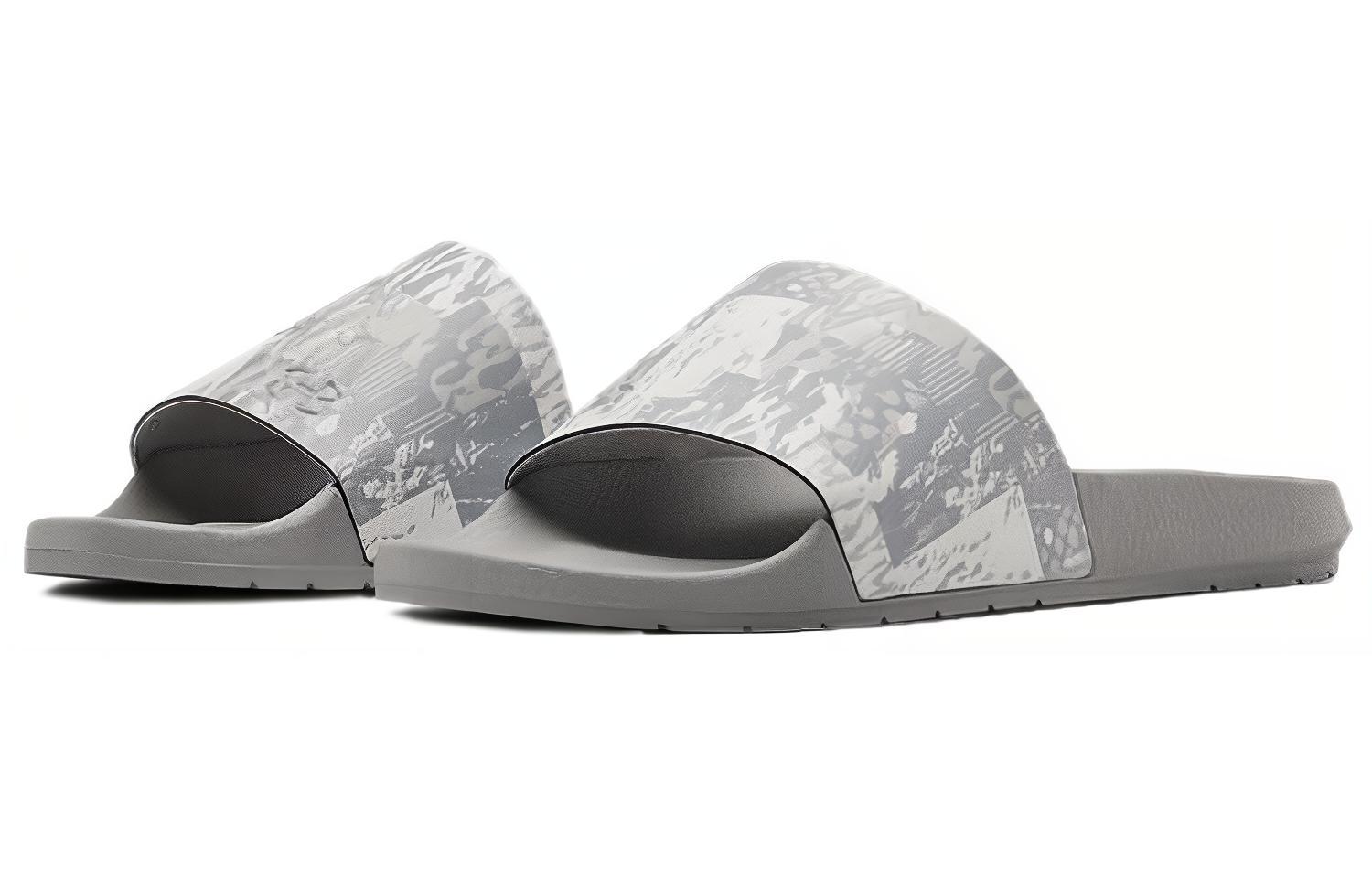 Шлепанцы унисекс Under Armour Core Remix Striker Hui серые, 45 EU