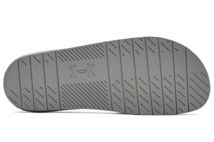 Шлепанцы унисекс Under Armour Core Remix Striker Hui серые, 45 EU