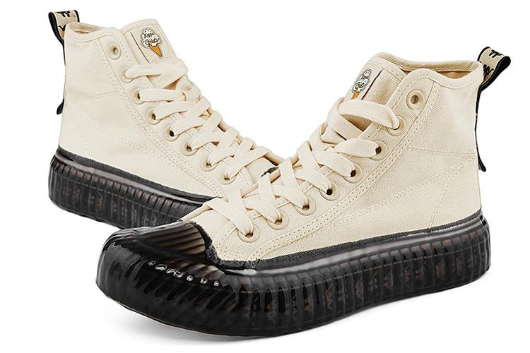 Кеды унисекс Kappa K0AW5VS15-024A белые и черные, 37 EU