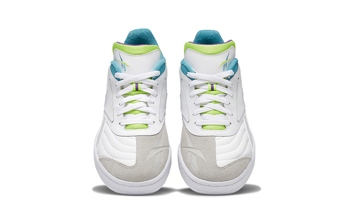 Кроссовки унисекс Reebok Club C Rc 1.0 белые, фиолетовые, серые, 40.5 EU