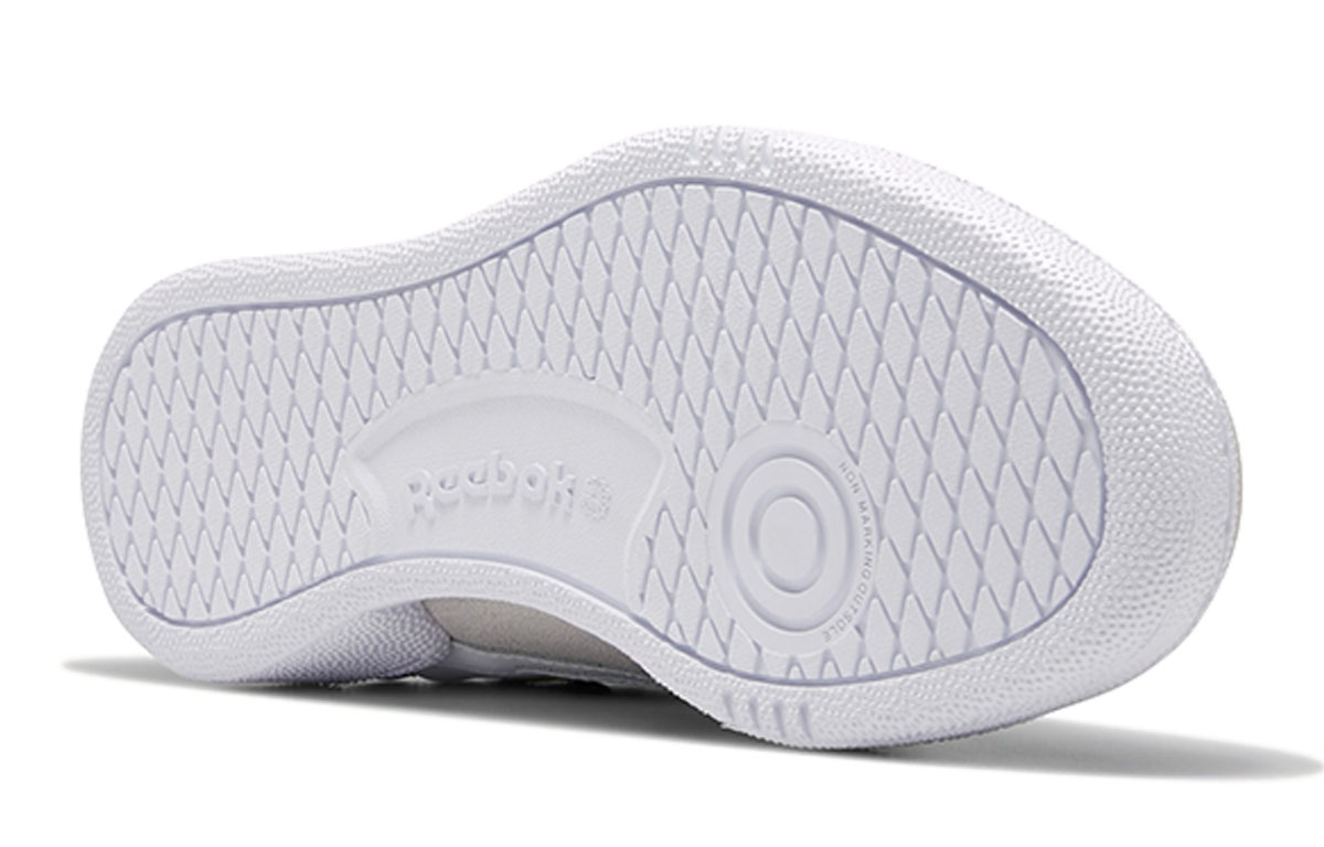 Кроссовки унисекс Reebok Club C Rc 1.0 белые, фиолетовые, серые, 40.5 EU