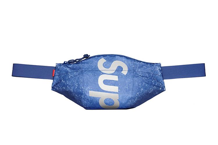 Сумка унисекс Supreme SUP-FW20-328, оранжевая/красная/черная/синяя, цвет: blue