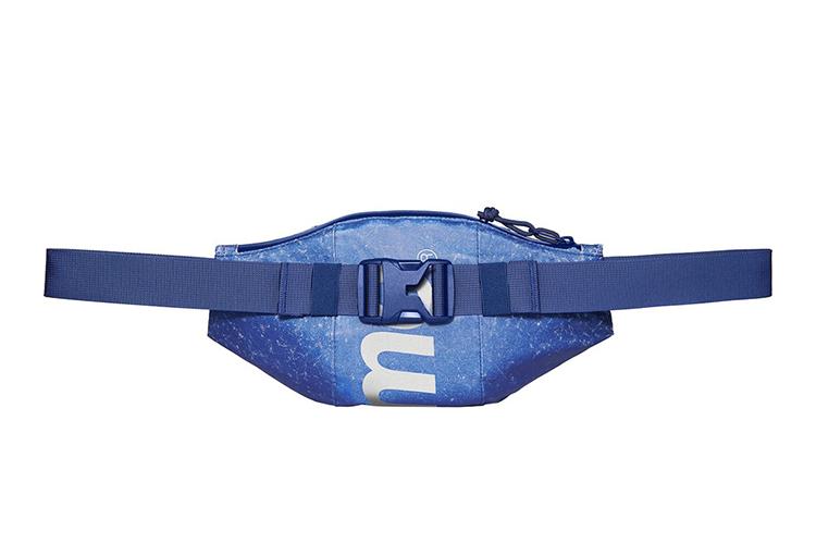 Сумка унисекс Supreme SUP-FW20-328, оранжевая/красная/черная/синяя, цвет: blue