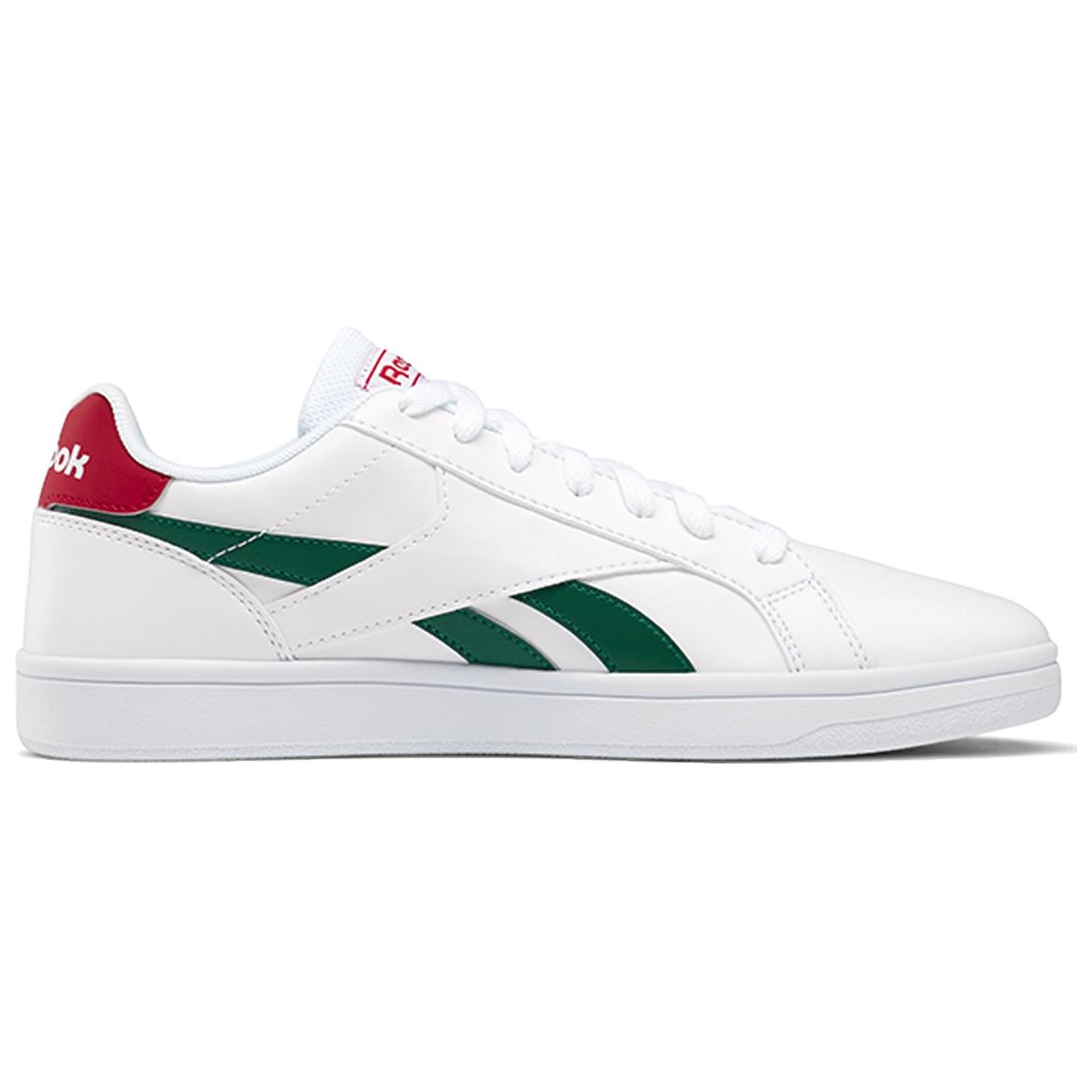 Кроссовки унисекс Reebok Royal Complete 2 SE белые, зелёные, красные, 37.5 EU