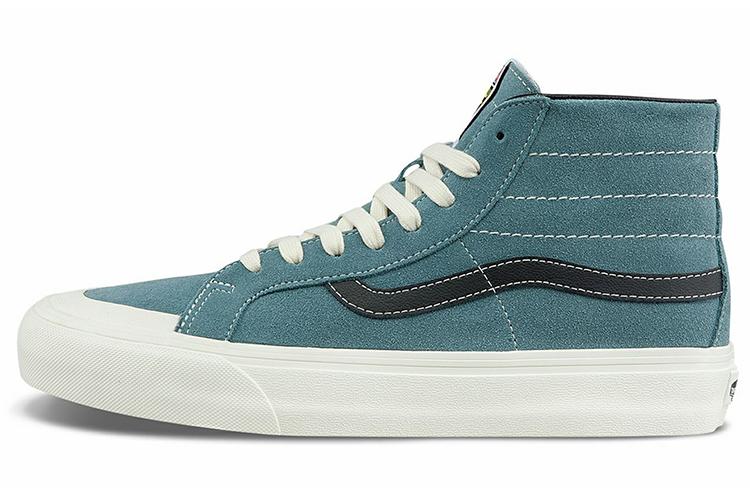 Кроссовки унисекс Vans SK8 Hi Decon SF зеленые/черные, 35 EU