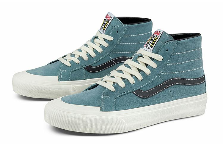 Кроссовки унисекс Vans SK8 Hi Decon SF зеленые/черные, 35 EU