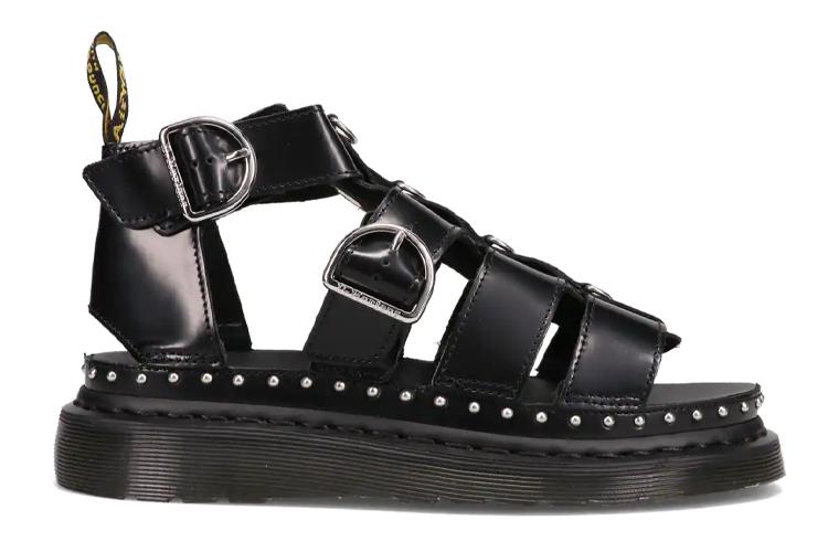 Сандалии женские Dr.Martens 26566001 черные-серебристые, 37 EU