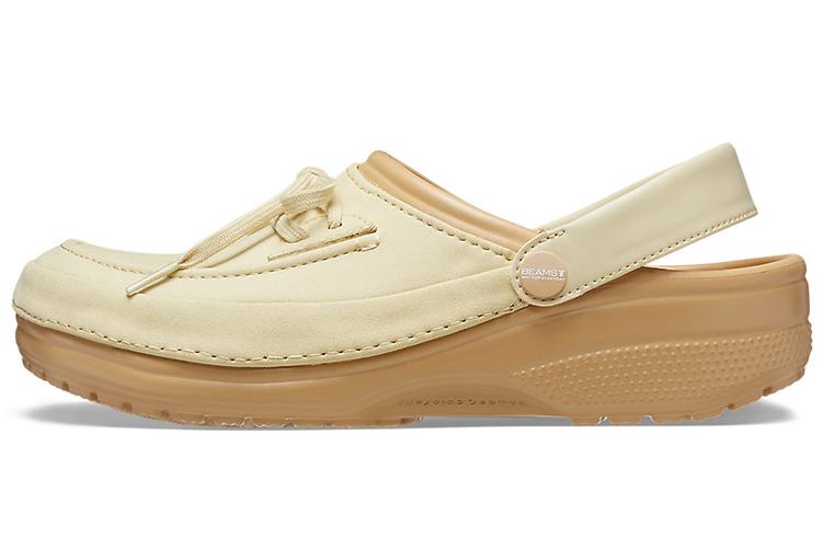 Кроксы унисекс Crocs X Beams Classic Clogs бежевые, 41-42 EU