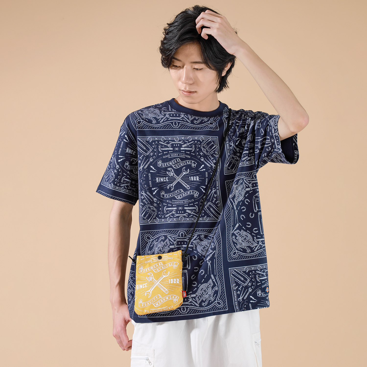 Сумка унисекс Dickies DK009685YLX1, желтая