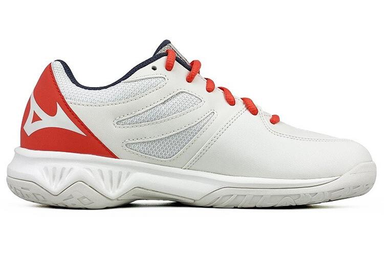 Кроссовки женские Mizuno Thunder Blade 2 белые, красные, серые, 44 EU