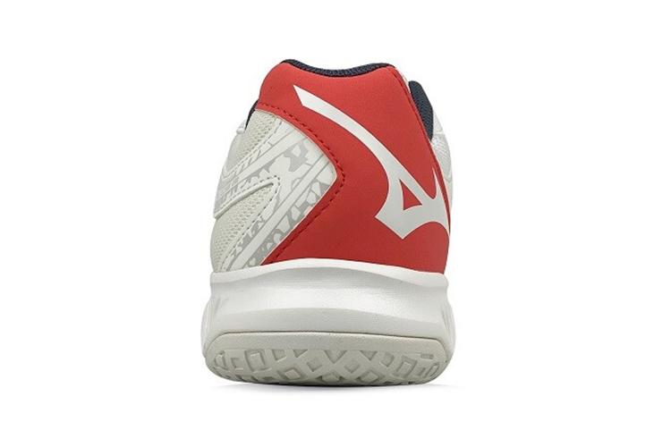 Кроссовки женские Mizuno Thunder Blade 2 белые, красные, серые, 44 EU