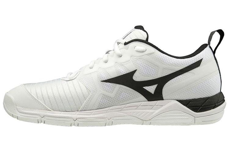 Кроссовки унисекс Mizuno Wave Supersonic 2 белые черные, 41 EU