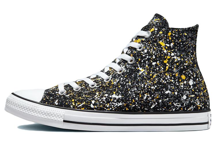 Кеды унисекс Converse Chuck Taylor All Star Archive High Paint Splatter черные