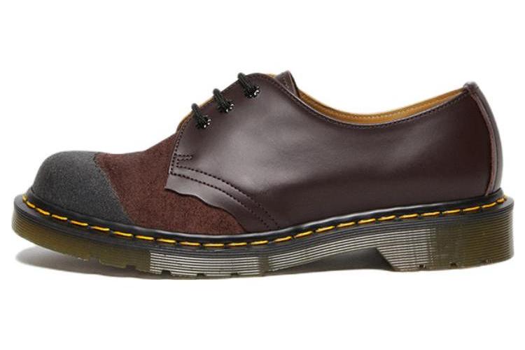 Утепленные галоши Dr. Martens 1461 Reverse ox blood red