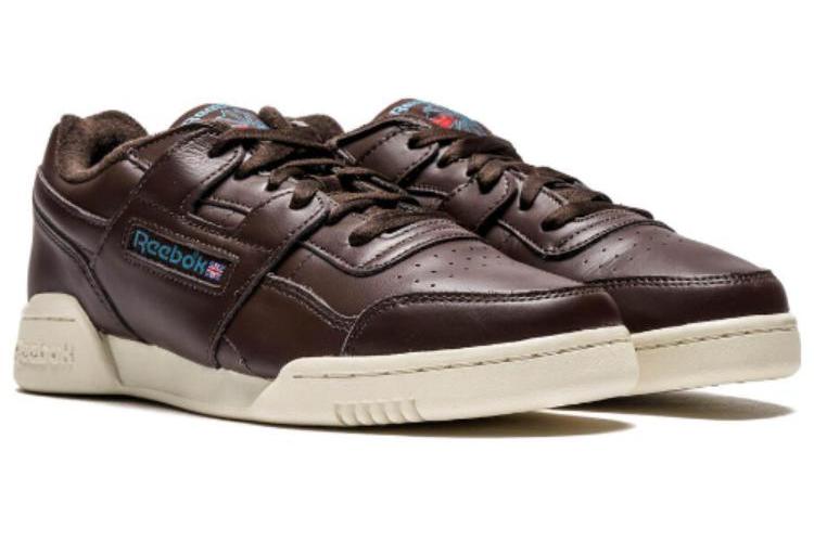 Кеды унисекс Reebok Workout Plus коричневые, 36.5 EU