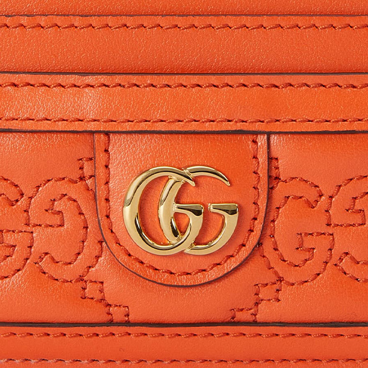 Кредитница женская GUCCI 723790-UM8IG-7519 оранжевая