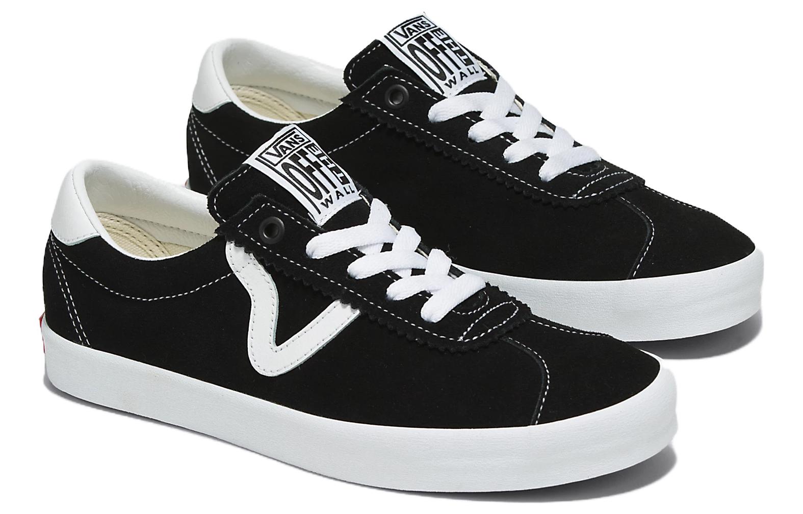 Кеды унисекс Vans Sport Low черные, белые, 36.5 EU