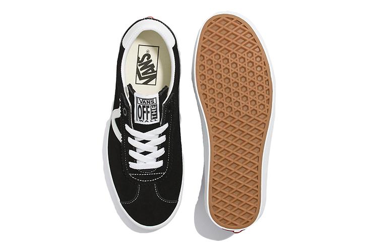 Кеды унисекс Vans Sport Low черные, белые, 36.5 EU