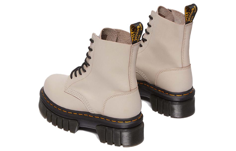 Ботинки женские Dr. Martens Audrick 8 Eye Lux Leather, taupe, 38 EU