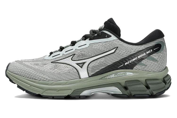 Кроссовки унисекс Mizuno Nova Mix серо-зелёные