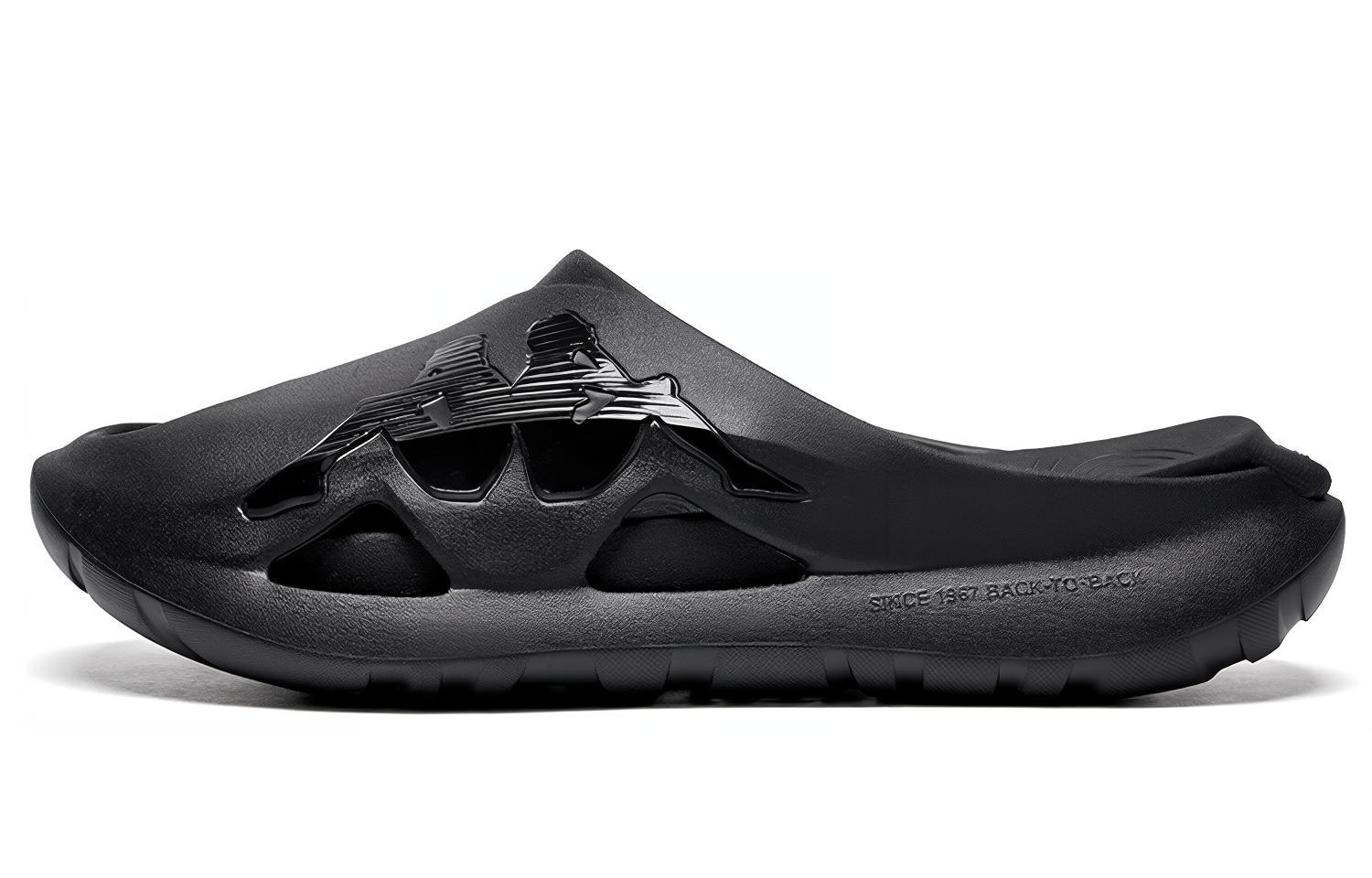 Шлепанцы унисекс Kappa Cool Chip EVA черные, 36 EU