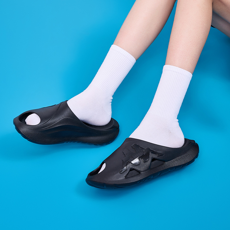 Шлепанцы унисекс Kappa Cool Chip EVA черные, 36 EU