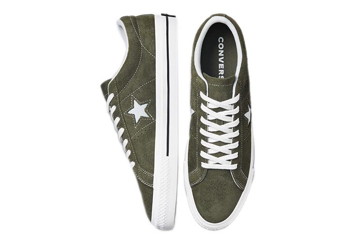 Кроссовки унисекс Converse One Star Low Cargo Khaki, 35 EU