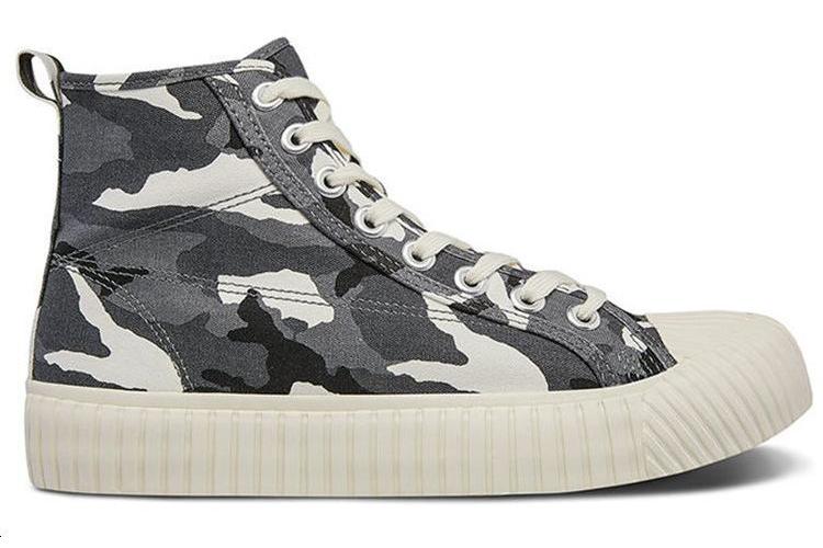 Кеды унисекс Kappa K09Y5VS13-951 камуфляж синего цвета, 36 EU