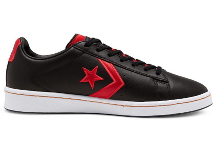 Кеды унисекс Converse Pro Leather черные, красные, белые, 35 EU