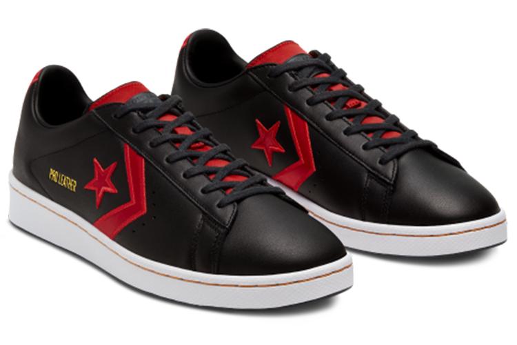 Кеды унисекс Converse Pro Leather черные, красные, белые, 35 EU