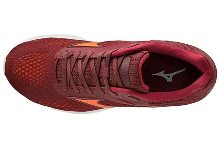Кроссовки унисекс Mizuno Wave Rider 23 красные, оранжевые, белые, 39 EU