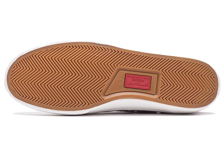 Кеды унисекс Converse Jack Purcell Pro белые, фиолетовые, 35 EU