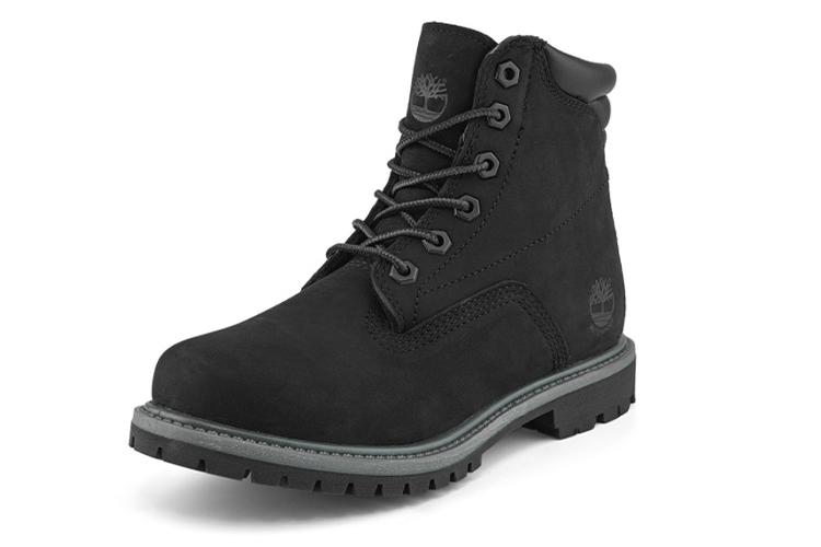 Ботинки женские Timberland Waterville 6 Inch Waterproof Wide Fit черные, 39.5 EU