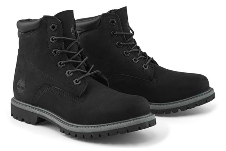 Ботинки женские Timberland Waterville 6 Inch Waterproof Wide Fit черные, 39.5 EU