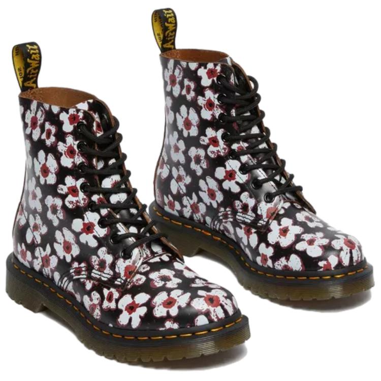 Ботинки женские Dr. Martens 460 Pascal черные/белые, 37 EU