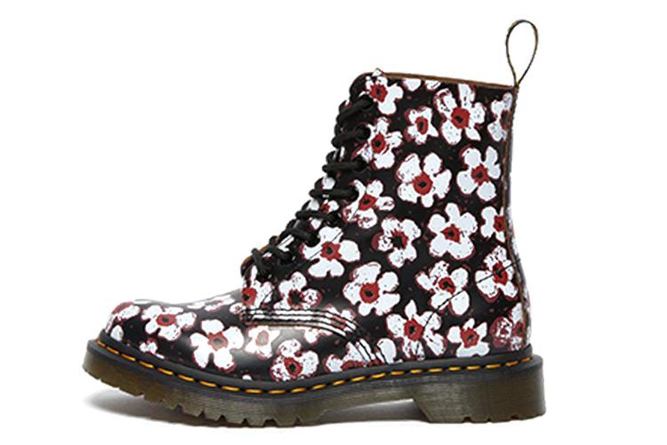 Ботинки женские Dr. Martens 460 Pascal черные/белые, 37 EU