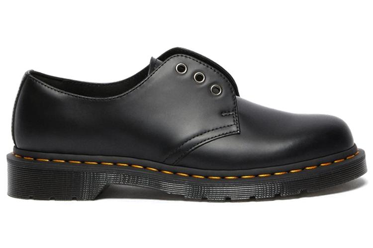 Ботинки мужские Dr. Martens 1461 Elastic Smooth черные-желтые, 36 EU