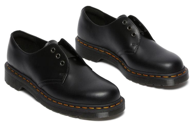 Ботинки мужские Dr. Martens 1461 Elastic Smooth черные-желтые, 36 EU