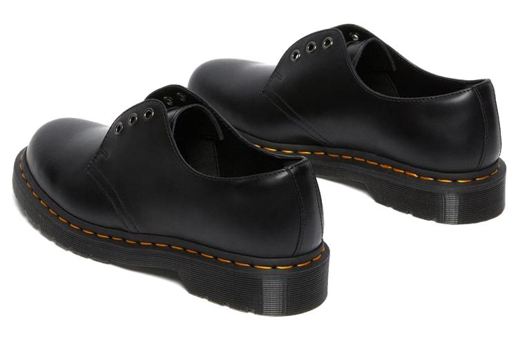 Ботинки мужские Dr. Martens 1461 Elastic Smooth черные-желтые, 36 EU