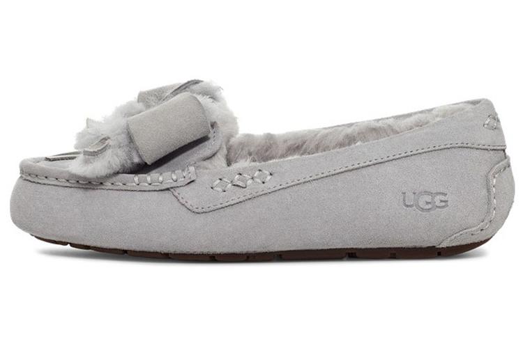 Тапочки женские UGG Ansley Bow Slipper светло-серые, 39 EU