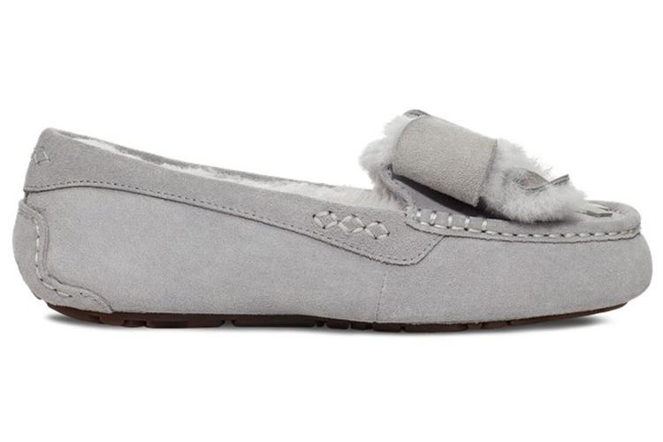 Тапочки женские UGG Ansley Bow Slipper светло-серые, 39 EU