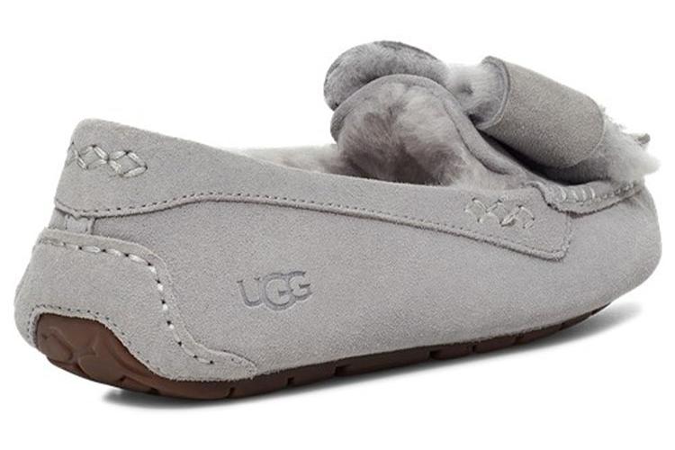 Тапочки женские UGG Ansley Bow Slipper светло-серые, 39 EU