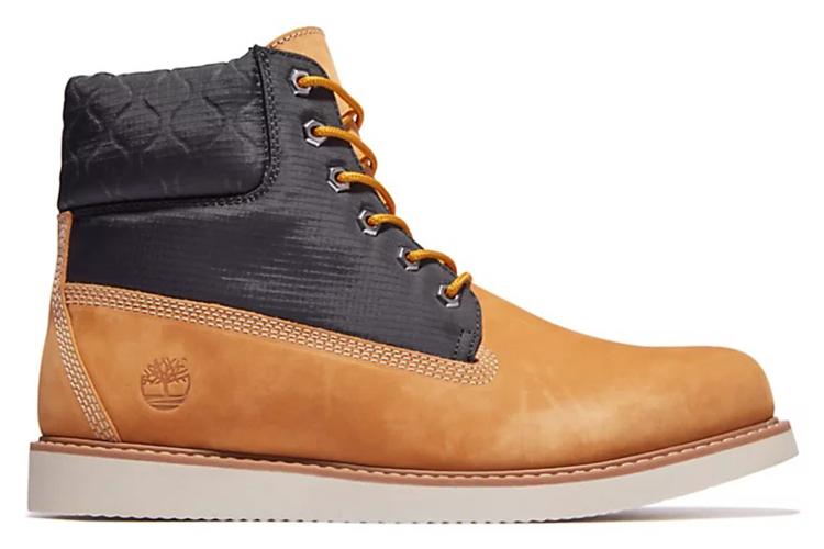 Ботинки мужские Timberland Newmarket 6 Inch Quilted Wheat Black, 45 EU