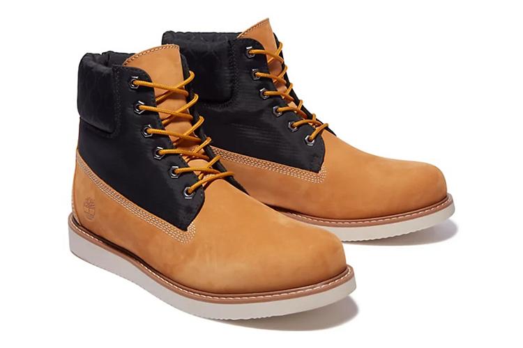 Ботинки мужские Timberland Newmarket 6 Inch Quilted Wheat Black, 45 EU