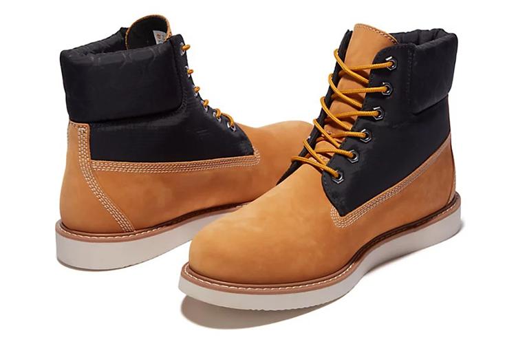 Ботинки мужские Timberland Newmarket 6 Inch Quilted Wheat Black, 45 EU