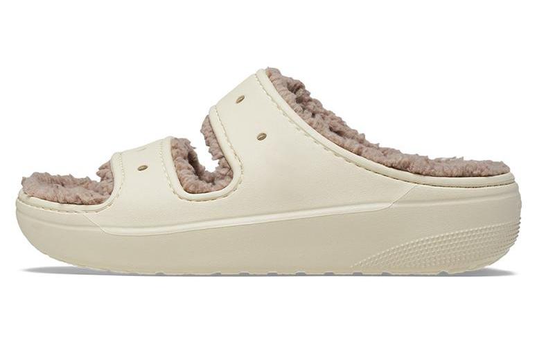 Шлепанцы унисекс Crocs Classic Cozzy Sandal, ivory white