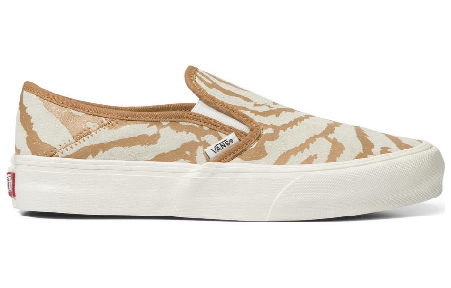 Слипоны унисекс Vans VR3 Sf белые коричневые, 37 EU