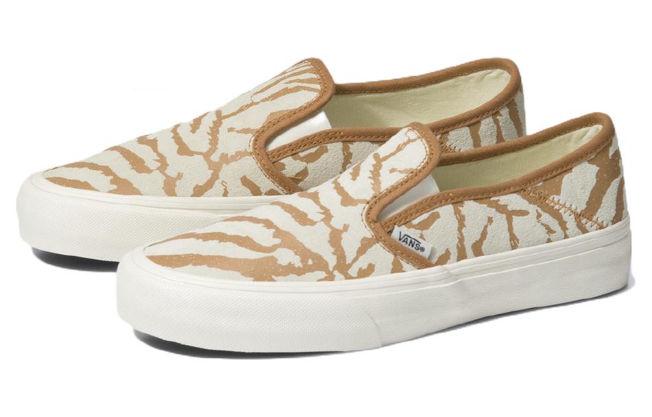 Слипоны унисекс Vans VR3 Sf белые коричневые, 37 EU