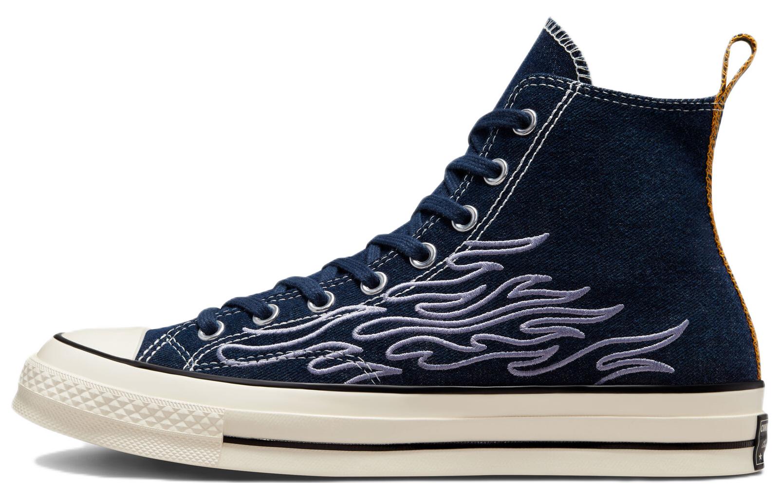 Кеды унисекс Converse Chuck 70 High Workwear Denim, blue-cream