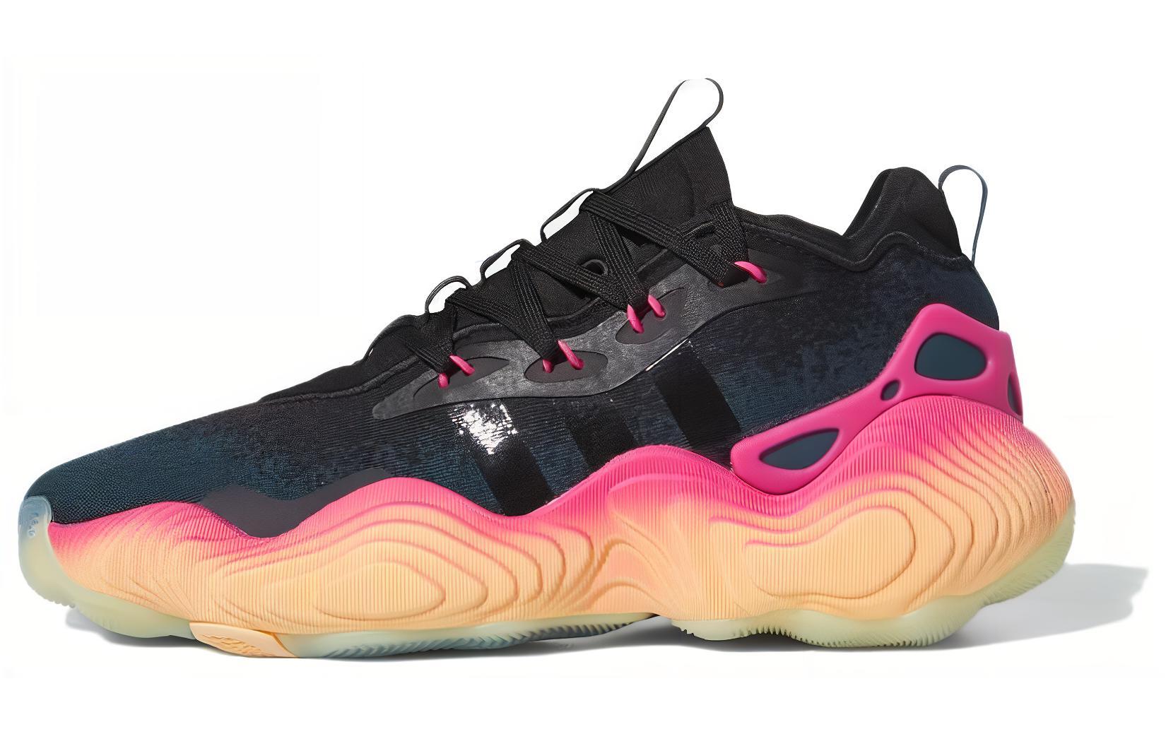 Баскетбольные кроссовки Adidas Trae Young 3 Arctic Night Acid Orange, 49 EU